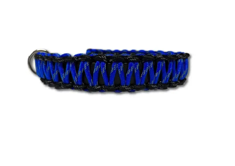 Paracord-Halsband reflektierend - mit ClicLock Verschluss (Edelstahl rostfrei) iljoke